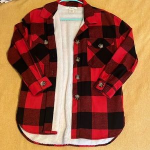 Fleece lined Shacket. Medium.